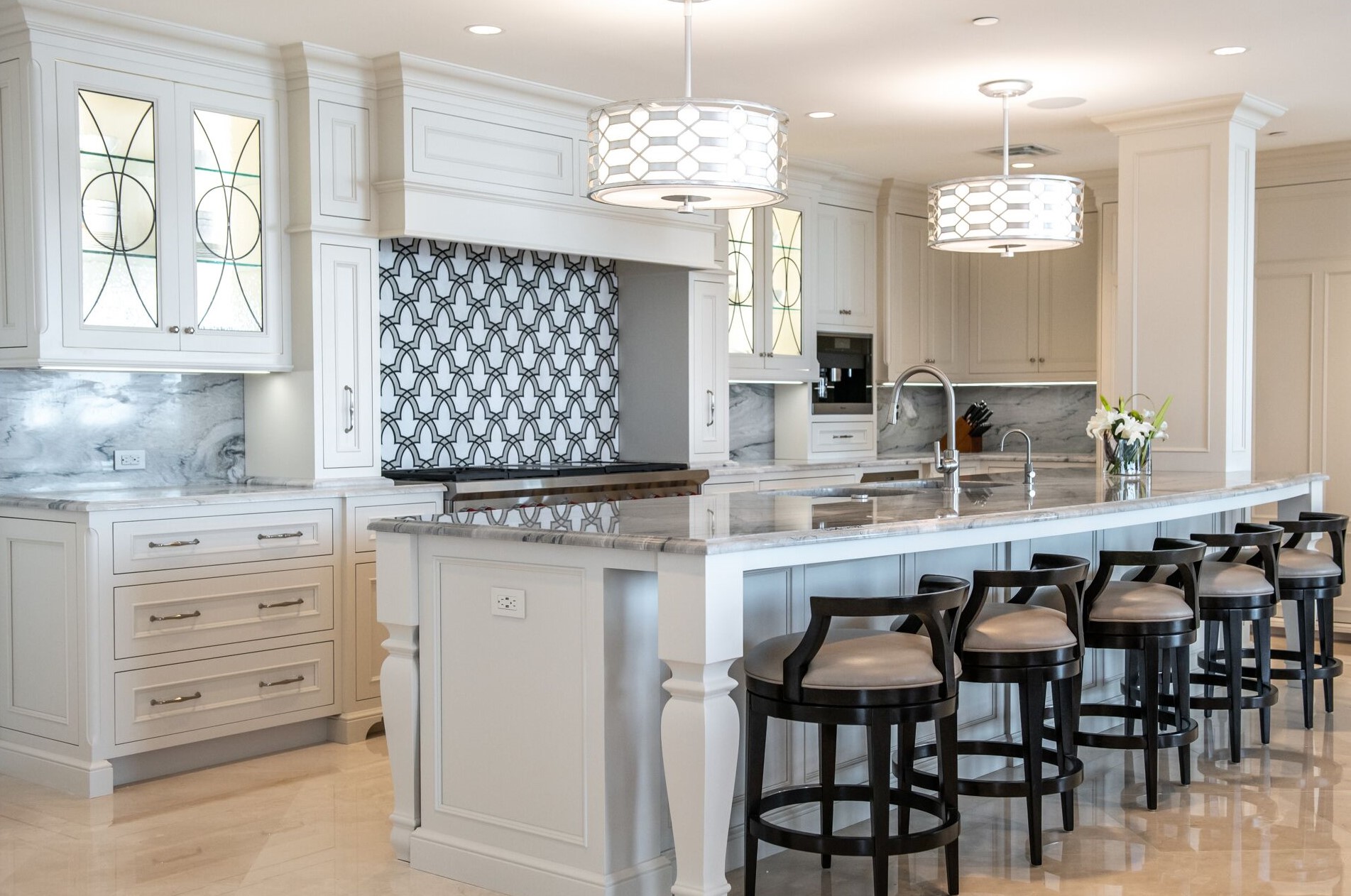 Kitchen Color Schemes With White